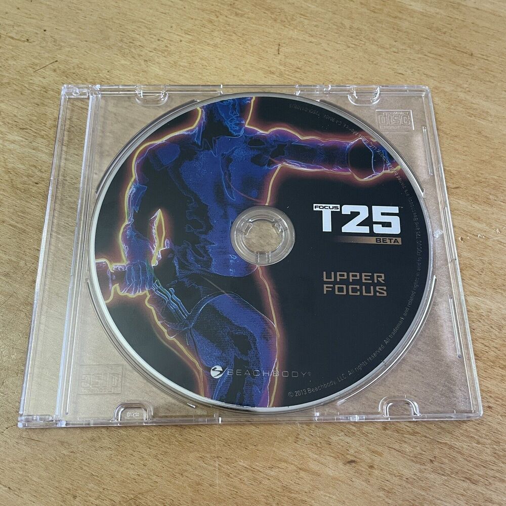 UPPER FOCUS DVD Disc only Focus T25‎ BETA Get It Done Beachbody HOME WORKOUT